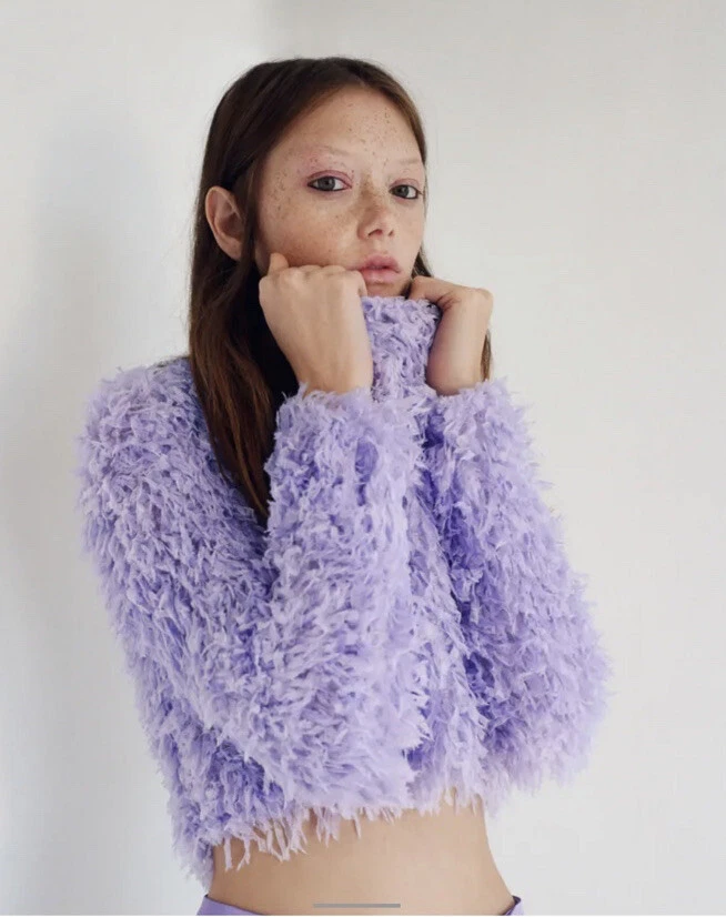 Zara fluffy hotsell sweater