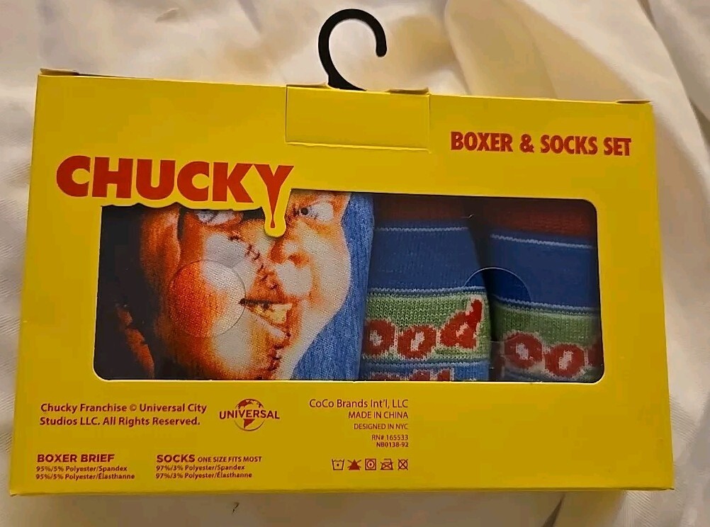 Chucky Horror Halloween Boxer Briefs And Socks Set Universal