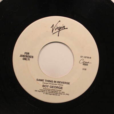 Pop Nm! 45 Boy George - Same Thing In Reverse / Funtime On Virgin