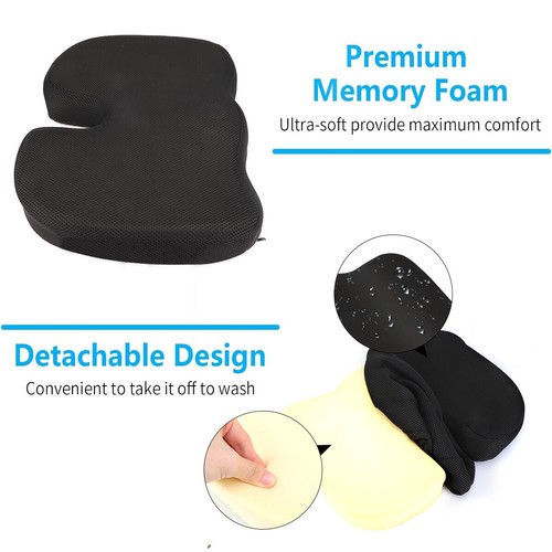 Orthopädisches Sitzkissen Keilkissen Ergonomische Stuhlauflage Bürostuhl-Kissen - Bild 11 von 19
