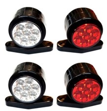 # 4x 24V LED REAR SIDE MARKER LIGHTS TRUCK TRAILER RED/WHITE for SCANIA MAN DAF
