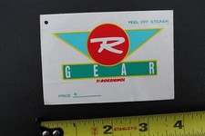 Rossignol Gear 80's Surf Ski Snow Clothing Tag OG V47A Vintage Surfing STICKER