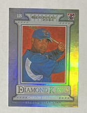 Carlos Delgado 2004 Donruss Diamond Kings Season Stat Line Card #15 - 117/117