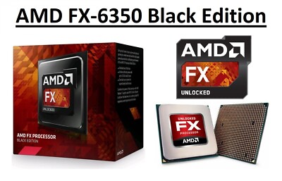 AMD FX-6350 Black Edition Hexa Core Prozessor 3,9-4,2 GHz, Sockel AM3+, 125W CPU