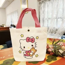 Hello Kitty Canvas Handbag - A