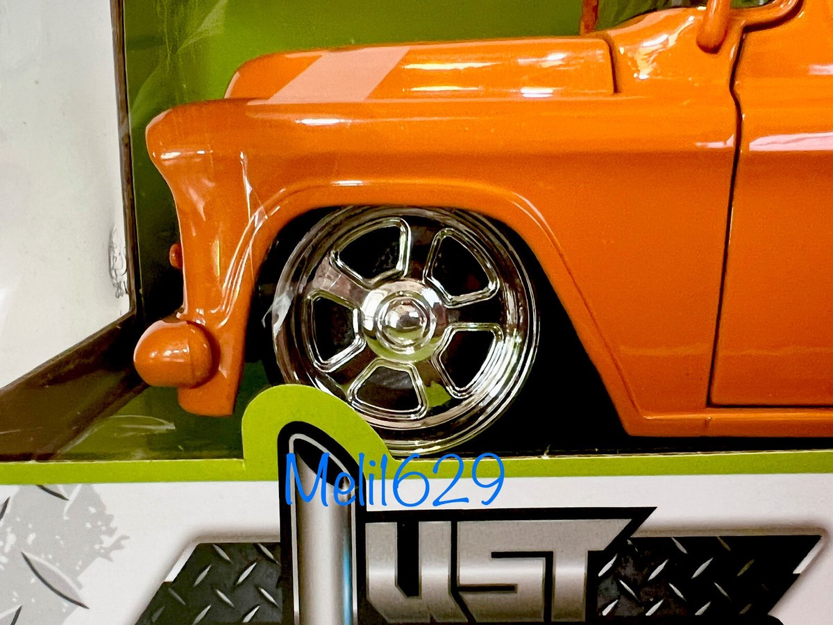 Jada 1/24 1955 Chevy StepSide PickUp (Orange) | eBay