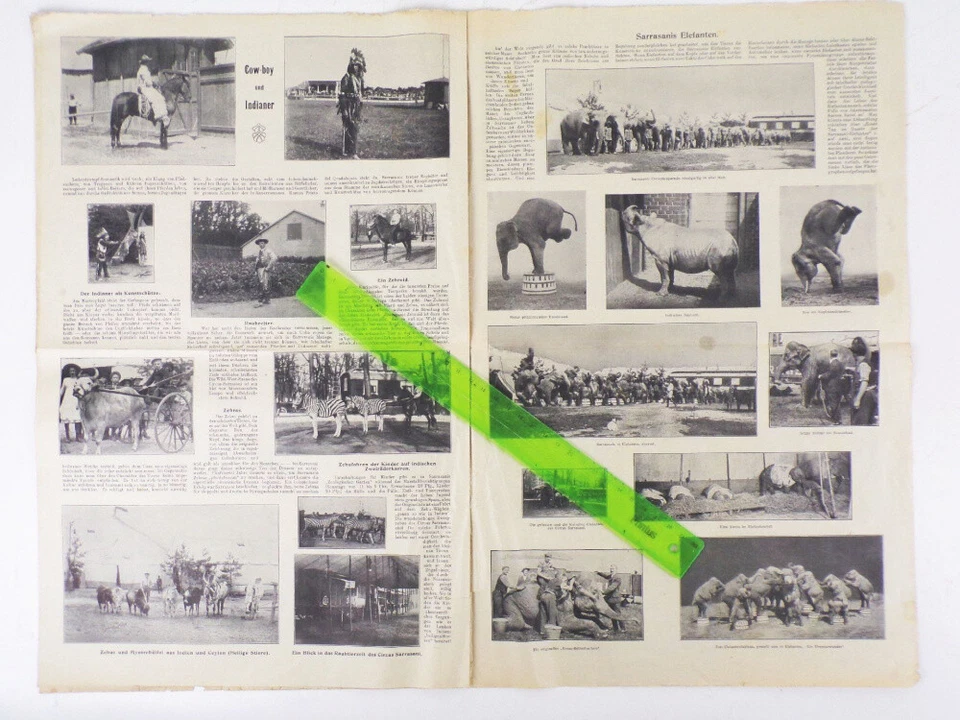 Die Weltschau Sarrasani illustrierte Zeitung Nummer 1 Juni 1910 1 Jahrgang Zirku - Bild 3 von 4