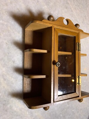 Antique Vintge Wood Wooden Japan Japanese Knick Knack Shelf