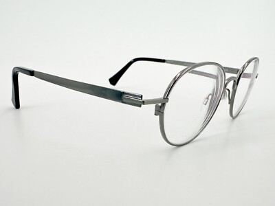 Authentic Mattew Sunflower Eyeglasses FRAMES 77 Silver 48[]22-130 Gray J164