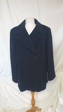 Ladies Coat - In Linea, Black, Length 32", Bust 46" , Pit To Pit 23", 0883