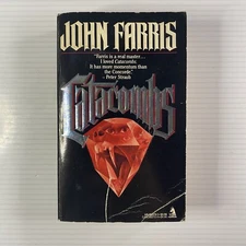 Catacombs PB John Farris Tor Books Horror Paperbacks From Hell 1987 1st Printing