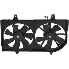 Radiator Condenser Cooling Fan Assembly For 2002-2004 INFINITI I35 3.5L 3498CC