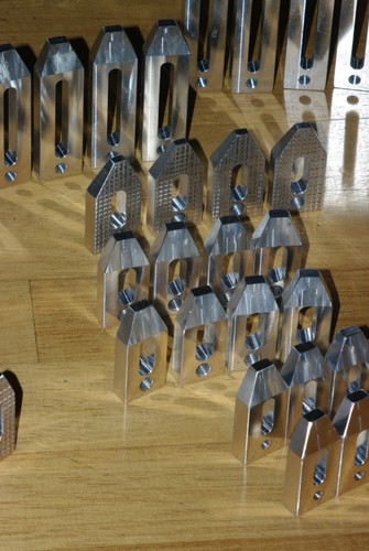 SET OF 2 ALUMINUM MACHINE SHOP VISE STOPS FOR CNC OR MANUAL WORK OR HOBBY - Picture 12 of 13