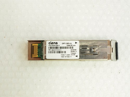 CIENA 730-0006-038 OPT-38D-UL 1040.10/ 1040.11 1546.92nm Transceiver Module