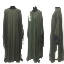 Abaya Kaftan Farasha Muslim Prayer Dress Jilbab Jalabiya Burkha 