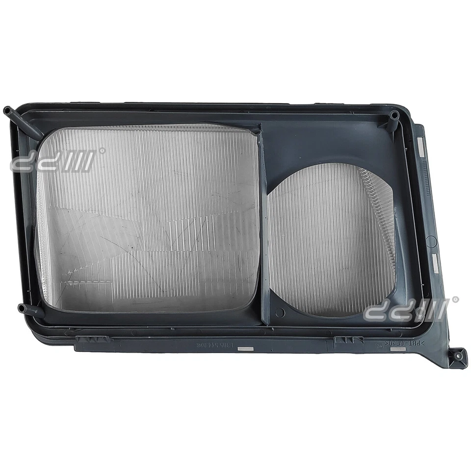 Lente de cristal del faro delantero izquierdo para Mercedes-Benz W124 E320 E420 E500 1994-1996 Foto 3 de 4