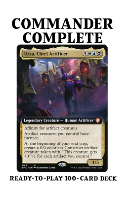 Urza, Chief Artificer AFFINITY ARTIFACT CREATURE Magic MTG Custom Commander  Deck | eBay