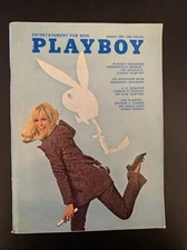 PLAYBOY MAGAZINE MARCH 1969. GOOD CONDITION RARE AD CARDS STILL ATTACHED