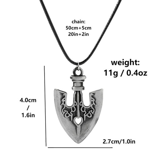 JJBA Stand Arrow Necklace and Keychain - JoJo's Anime Cosplay Jewelry - Manga... - Picture 2 of 9