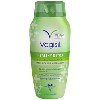 SM Vagisil Healthy Detox Feminine Wash for Intimate Area Hygiene 12 Fl Oz