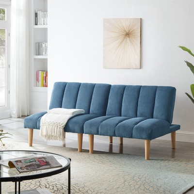 Convertible Sleeper Sofa Bed Loveseat Sofa Corduroy Couch Folding Sofa Bed