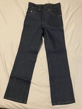Vintage LEVIS Saddleman Boot Jeans Boys Size 10 316-0617 -NEW- Junior ORANGE TAB