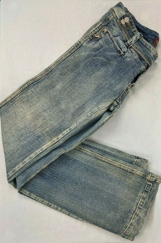 VINTAGE WAX JEANS WIDE LEG FLARE FADE 
