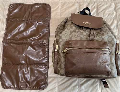Coach Baby Backpack Diaper Bag In Signature Canvas