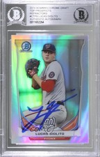 BAS 2014 Bowman Draft Refractor Lucas Giolito #CTP-9 BGS Authentic Auto ow6