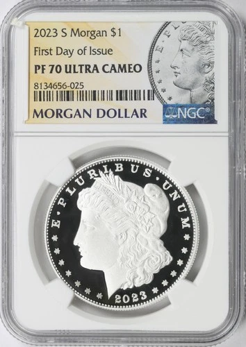 2023-S Morgan Silver Dollar $1 NGC PF70 Ultra Cameo FDOI