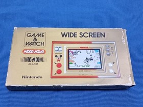 Nintendo Game & Watch Mickey Mouse MC-25 Wide Screen 1981 with Box Tested