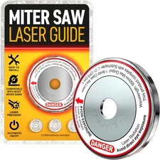 Miter Saw Laser Guide - and Portable Guide, & Silver 