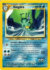 Pokemon TCG Kingdra 19/64 Rare Neo Revelation Unlimited MP/HP