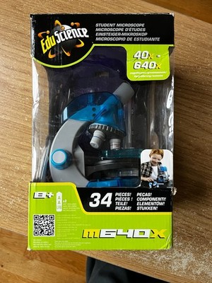 Edu Science Studenten Mikroskop 40x640x Geschenk für Kinder Neu
