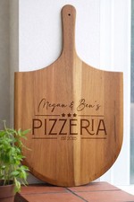 Personalised Pizza Board Engraved Pizzeria Large Wooden Paddle Gifts