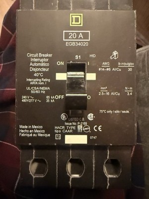 SCHNEIDER ELECTRIC EGB34020 / EGB34020