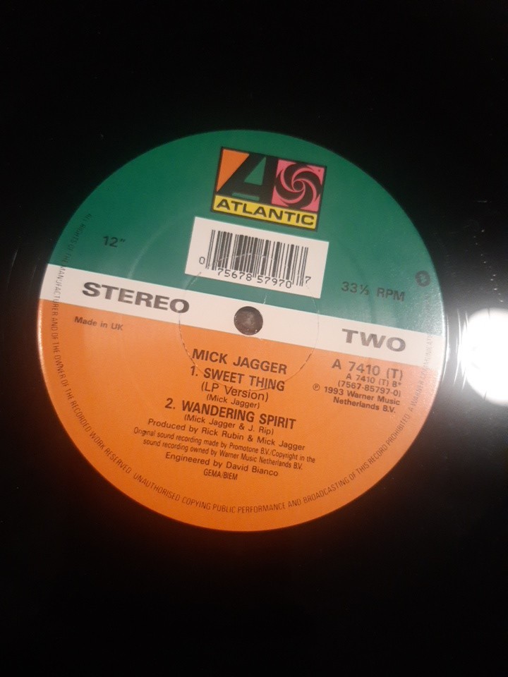 Mick Jagger - Sweet Thing - 12” EP Vinyl Record