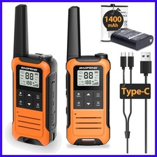 Walkie Talkies Long Range for Adults, Rechargeable Walkie Talkie FRS Radio Wa...