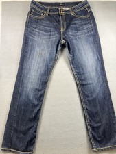 Vigoss Studio Women's Blue Stretch Boot Jeans Size 16 Low Rise