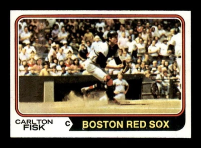 1974 Topps #105 Carlton Fisk NM+ X3676425 - Image 1 of 3