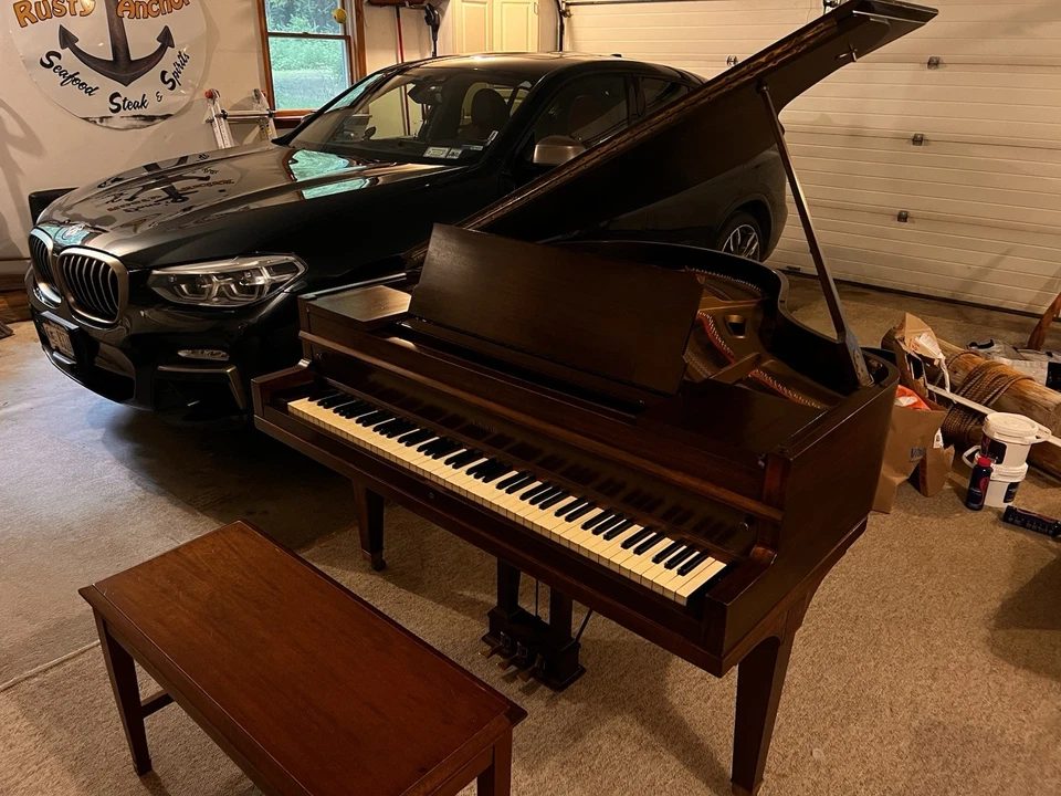 Piano de cola bebé, hermoso estado (kimball)�� Foto 4 de 4