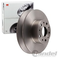 2X NK Bremsscheiben 276Mm Voll Hinten Passend FÜR Alfa Romeo 166 Lancia Kappa |