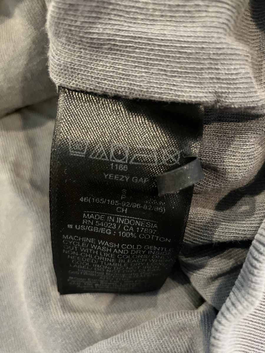 Yeezy GAP mensz S LA H18 Oversized Hoodie “Poetic Grey” *RP