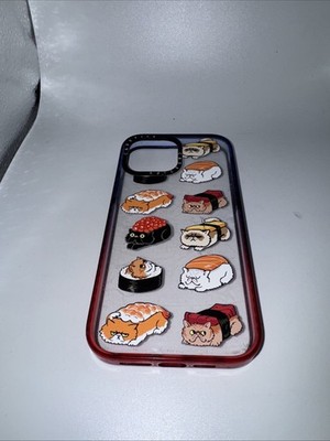 Casetify  I Phone 12 Pro Max Cat Sushi Protective Case Rare