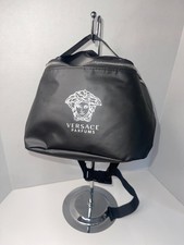 Unisex Adults Versace Parfums Belt Bag / Fanny Pack   Black with Medusa Logo