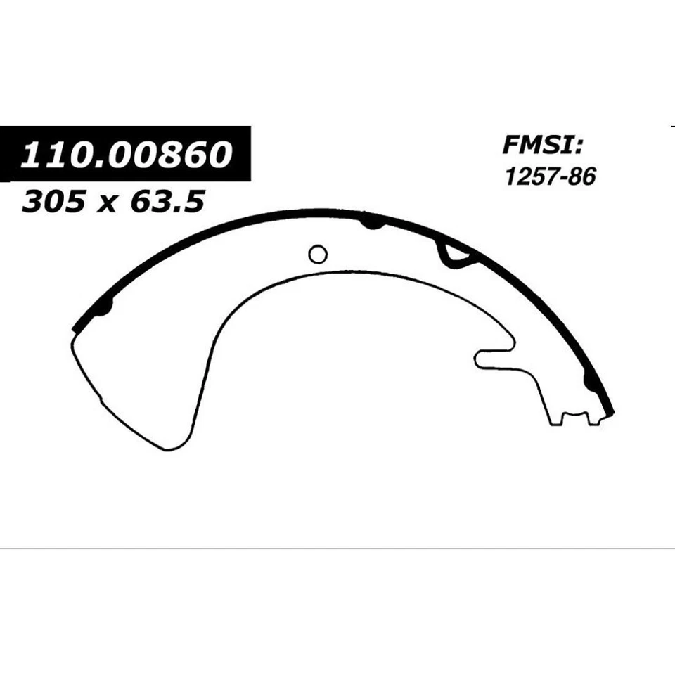 Centric детали 2 x передний задний барабан тормозной колодки для Chrysler 300 1959 1960 1961 1962 - Изображение 4 из 4