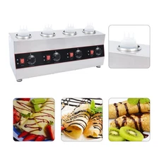 Electric Chocolate Sauce Warmer Toppings Bottle Warmer Hot Cheese Dispenser 640W