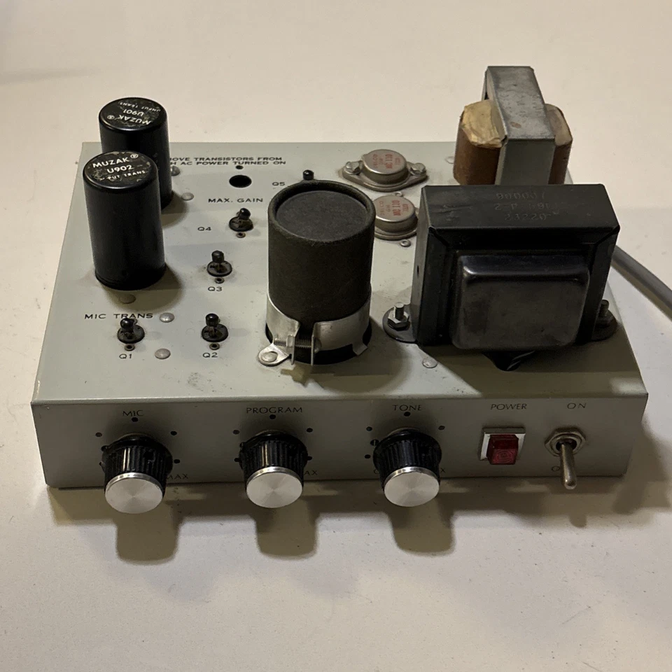McMartin Model LT-80B Transistor Amplifier, Tested, Clean, Vintage, Muzak U902 - Image 2 of 4