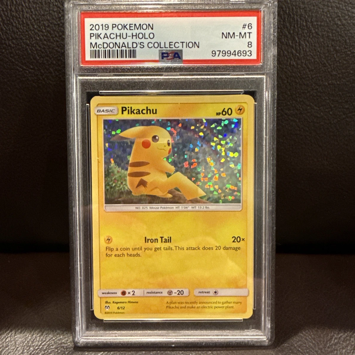 Pokémon TCG Grade 8 Pikachu Individual Collectible Card Game Cards