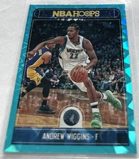 2017-18 Panini NBA Hoops Basketball Andrew Wiggins Timberwolves Teal Explosion